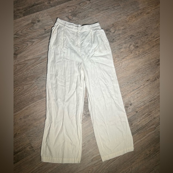 House of Harlow 1960 Wide Leg Linen Pants Size: Medium - Picture 1 of 9